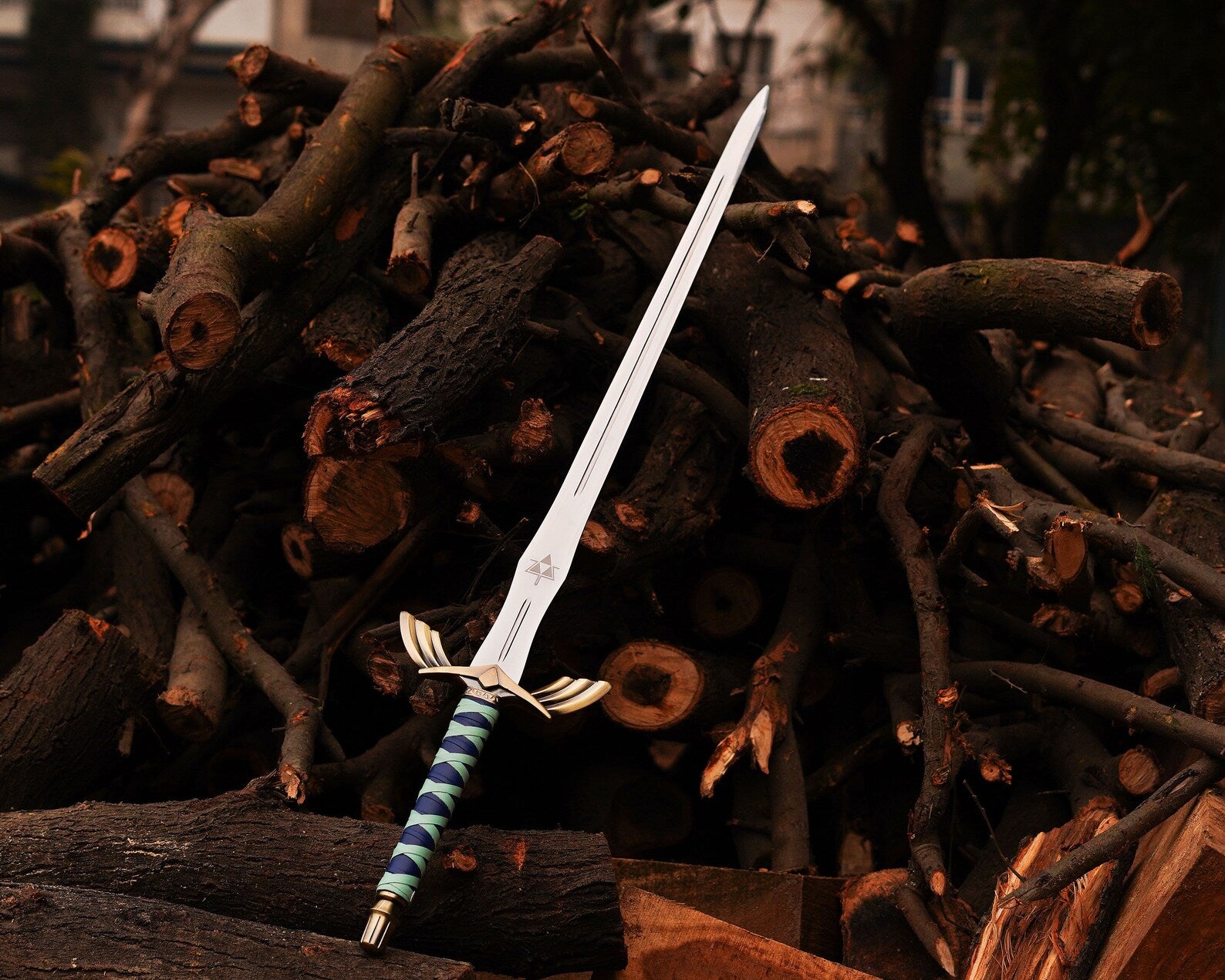 Pair of Link Master Shield And Ornate Prophecy Hero Sword