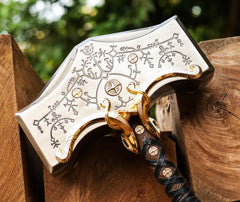 Mjolnir Thor Hammer from God of War Ragnarok Replica