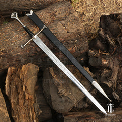 Anduril Sword of Aragorn Strider With Free Scabbard - Real Life Replica