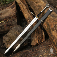 Anduril Sword of Aragorn Strider With Free Scabbard - Real Life Replica