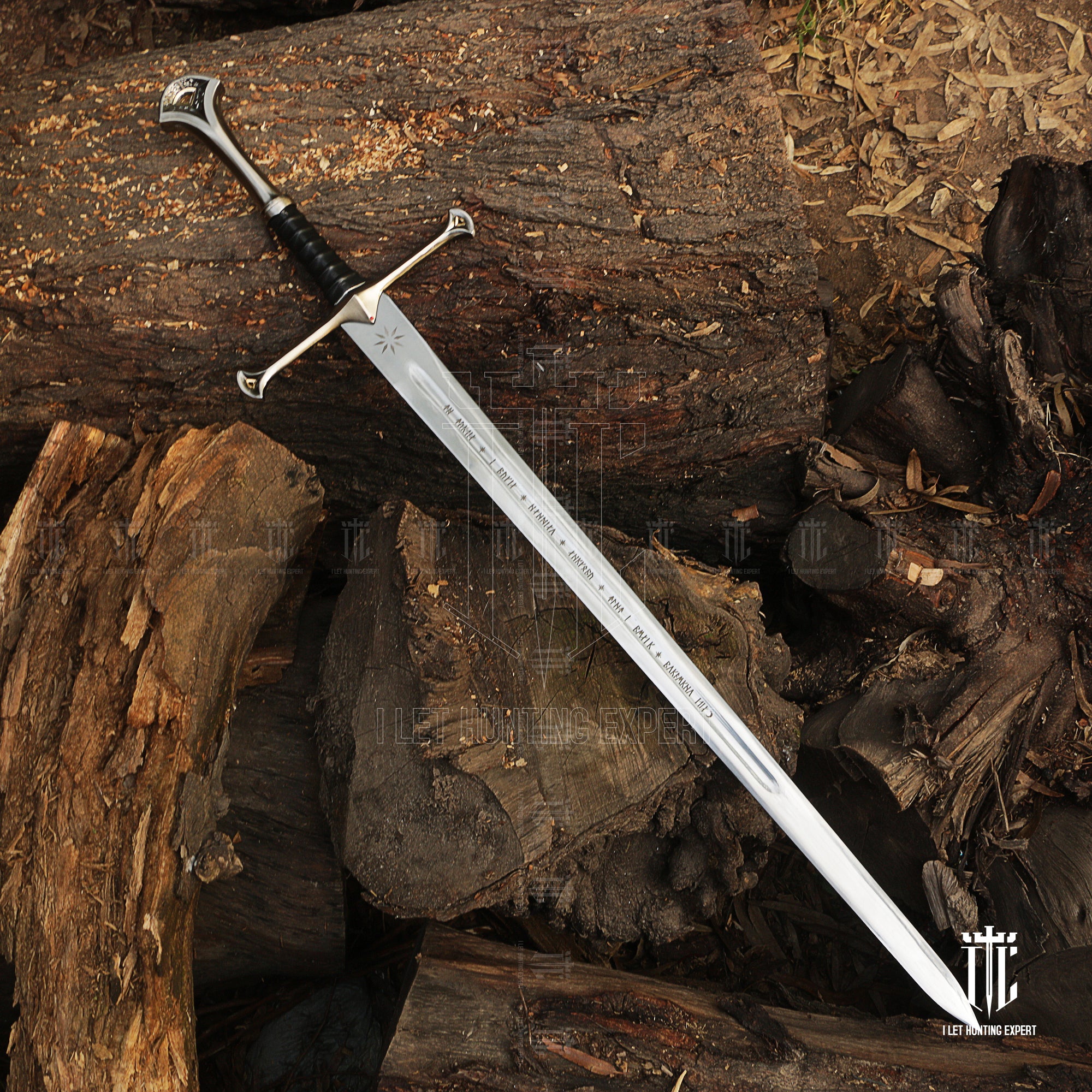 Anduril Sword of Aragorn Strider With Free Scabbard - Real Life Replica