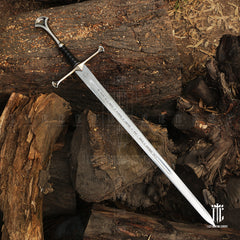 Anduril Sword of Aragorn Strider With Free Scabbard - Real Life Replica