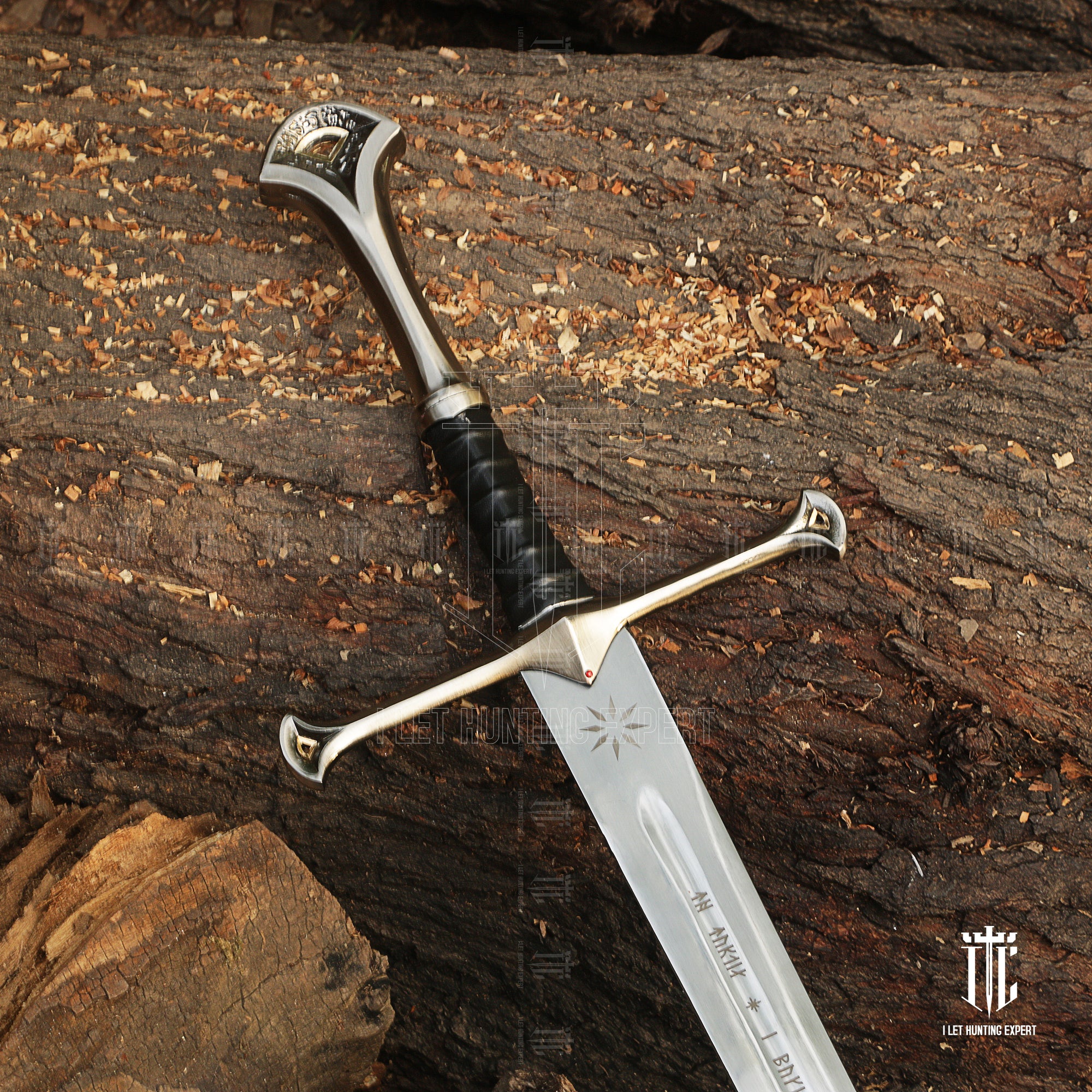 Anduril Sword of Aragorn Strider With Free Scabbard - Real Life Replica