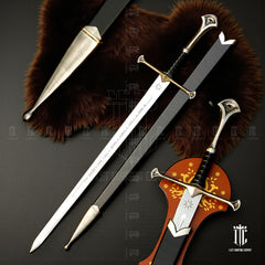 Anduril Sword of Aragorn Strider With Free Scabbard - Real Life Replica